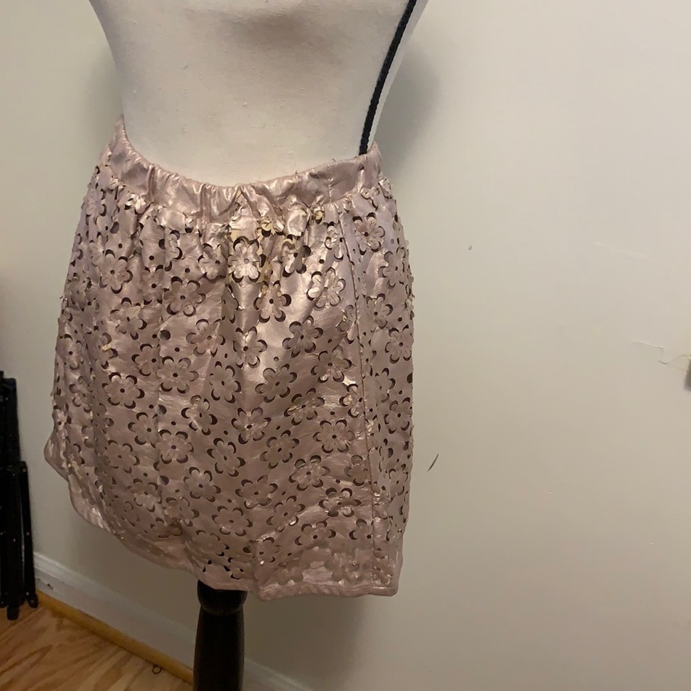 Pink Floral Skirt